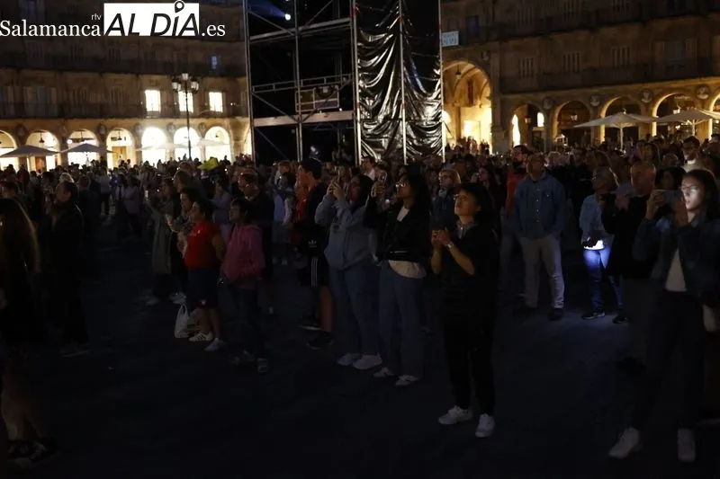 Videomapping Ecos de ceniza en el FÀCYL. Fotos: David Sañudo.