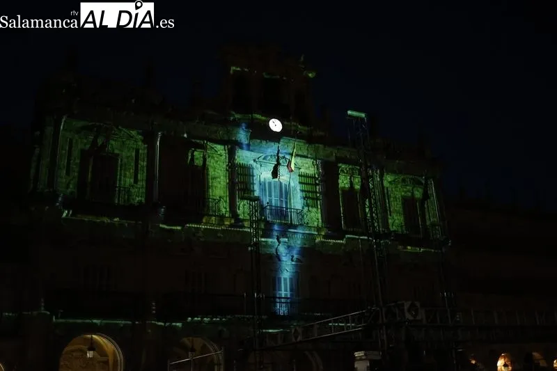 Videomapping Ecos de ceniza en el FÀCYL. Fotos: David Sañudo.