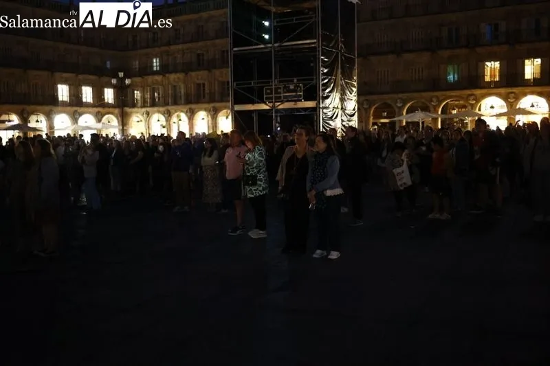 Videomapping Ecos de ceniza en el FÀCYL. Fotos: David Sañudo.