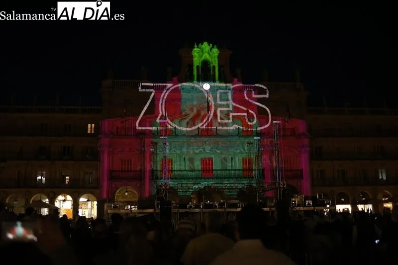 Videomapping del Colectivo Visual España. Fotos: David Sañudo.