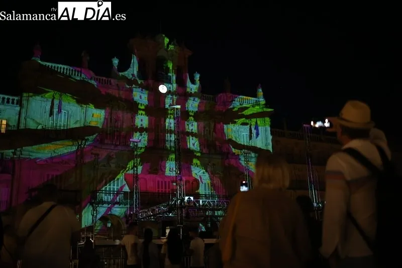 Videomapping del Colectivo Visual España. Fotos: David Sañudo.