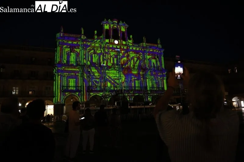 Videomapping del Colectivo Visual España. Fotos: David Sañudo.