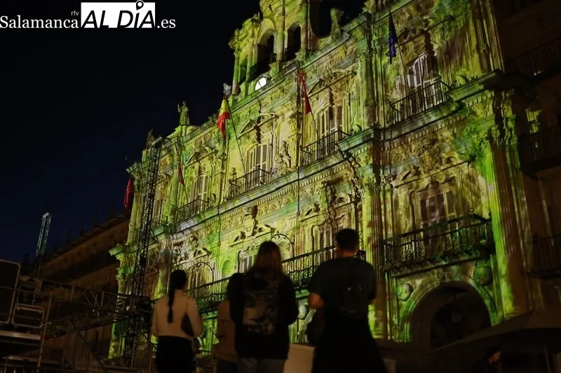 Videomapping del Colectivo Visual España. Fotos: David Sañudo.