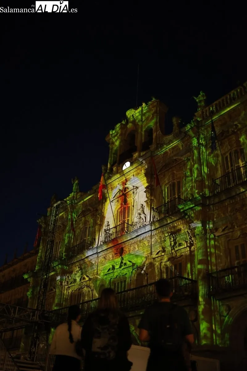 Videomapping del Colectivo Visual España. Fotos: David Sañudo.