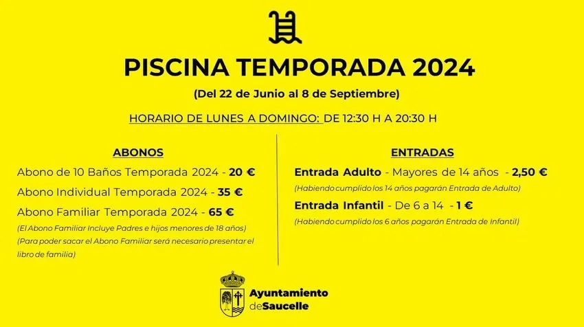 Foto 2 - El pr&oacute;ximo s&aacute;bado comienza la temporada de ba&ntilde;o en las piscinas de Saucelle
