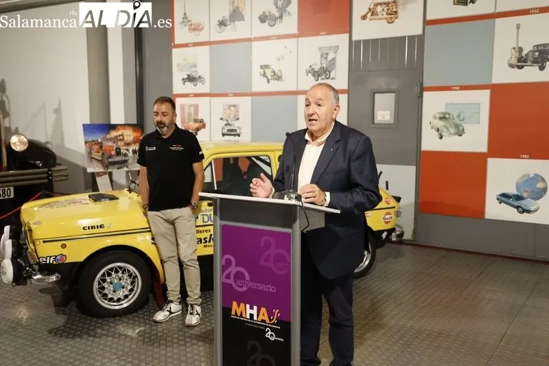 Presentación del XI Rally Entresierras Histórico-Guijuelo en el Museo de Automoción. Foto: David Sañudo
