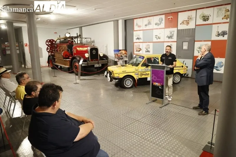 Presentación del XI Rally Entresierras Histórico-Guijuelo en el Museo de Automoción. Foto: David Sañudo