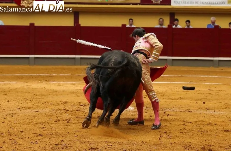 El Fandi y Manuel Diosleguarde en Alba de Tormes. Fotos: Ricardo Tejedor.