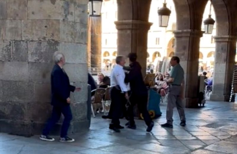 Salamanca: agresión a un camarero en la Plaza Mayor