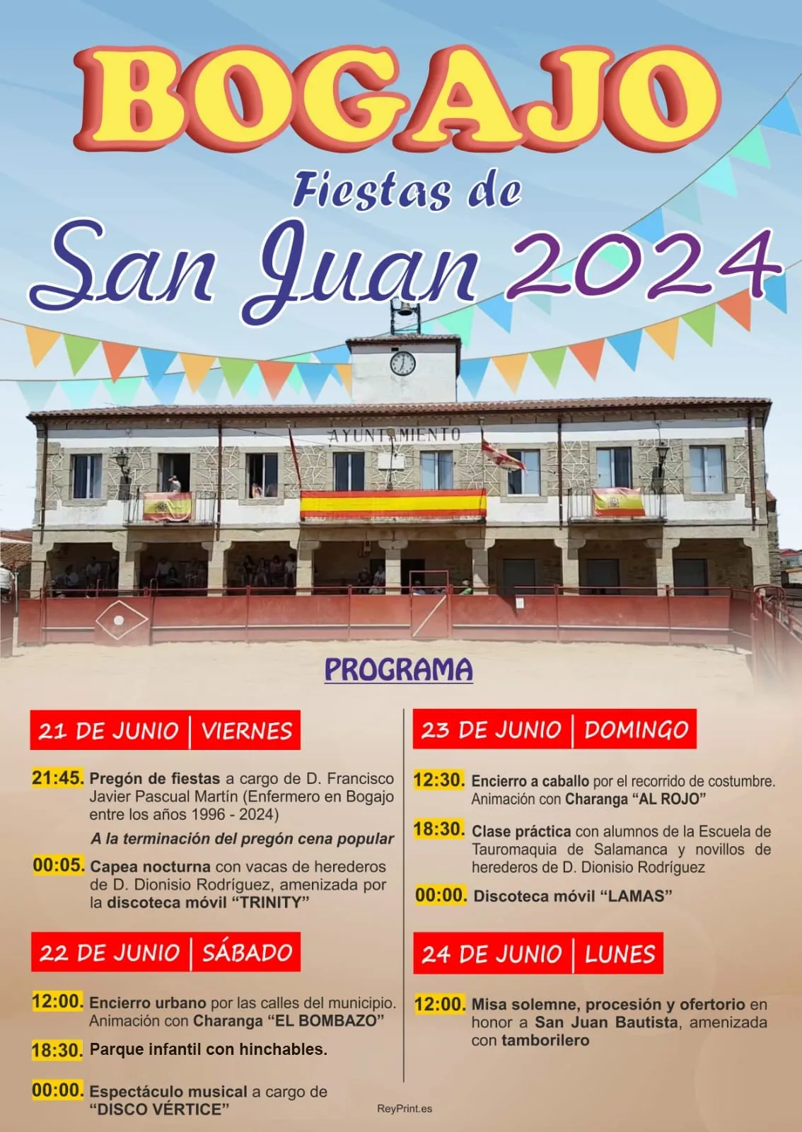 Foto 2 - El Ayuntamiento de Bogajo tiene todo preparado para vivir unas intensas fiestas de San Juan
