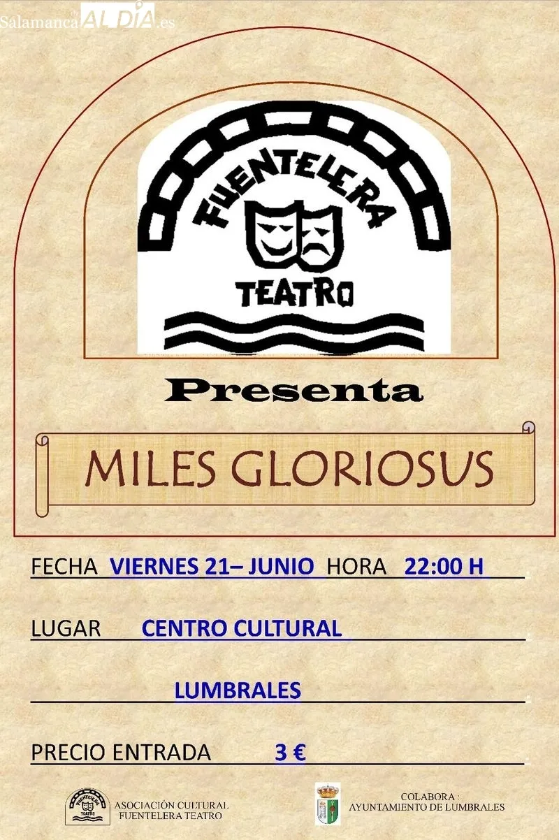 Foto 2 - El teatro regresa a Lumbrales esta semana de la mano del grupo Fuentelera