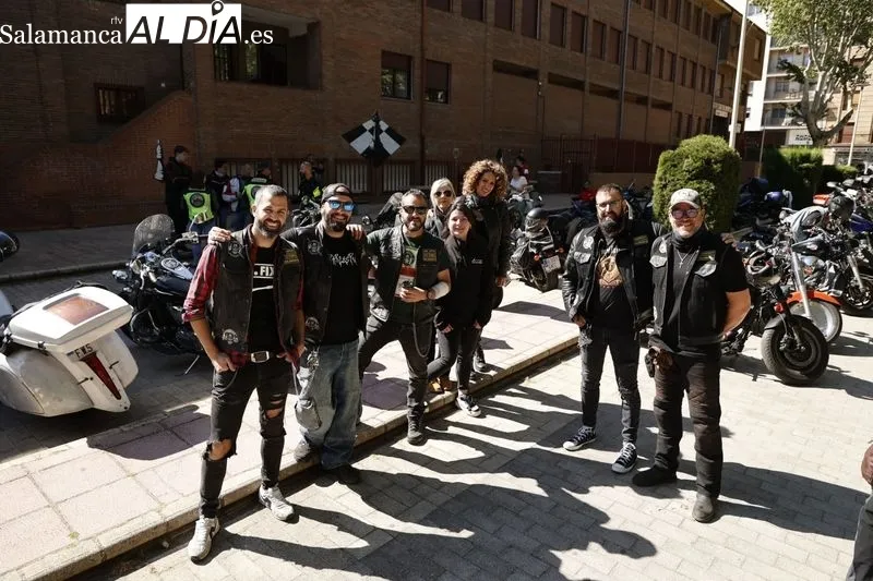 Concentración motera ‘Ruedas contra el bullying’. Fotos: David Sañudo.