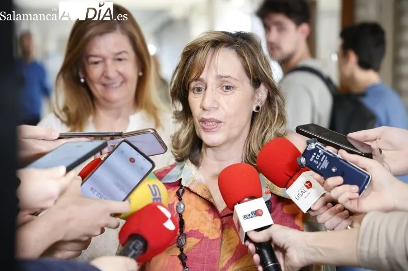 Primer examen de la EBAU 2024 en la Facultad de Ciencias de la USAL. Foto de David Sañudo