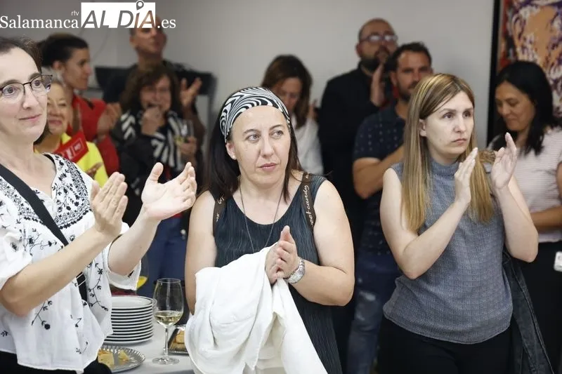 Ambiente en la sede del PSOE tras conocer los resultados de las Elecciones Europeas 2024. Foto: David Sañudo