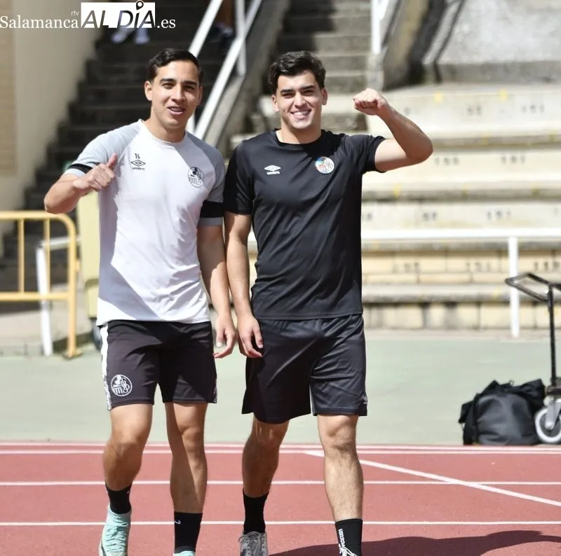 Entrenamiento del Salamanca UDS en las pistas del Helmántico