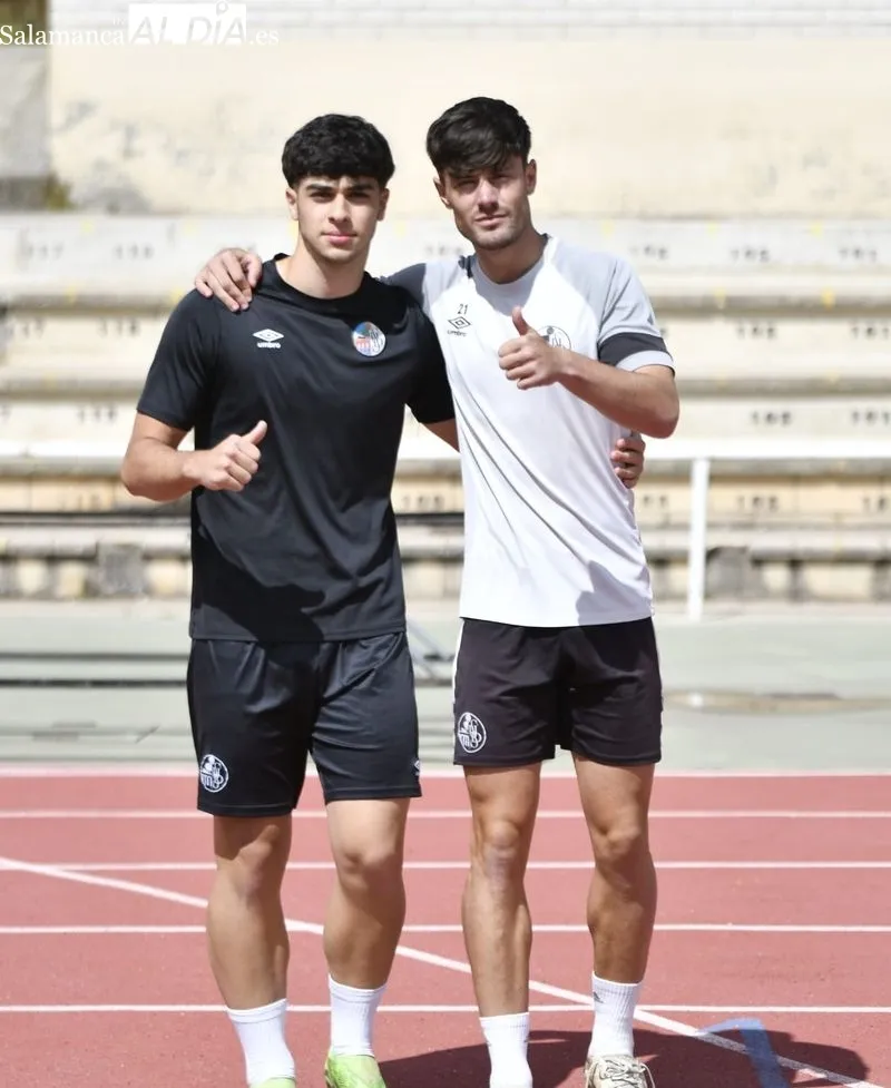 Entrenamiento del Salamanca UDS en las pistas del Helmántico