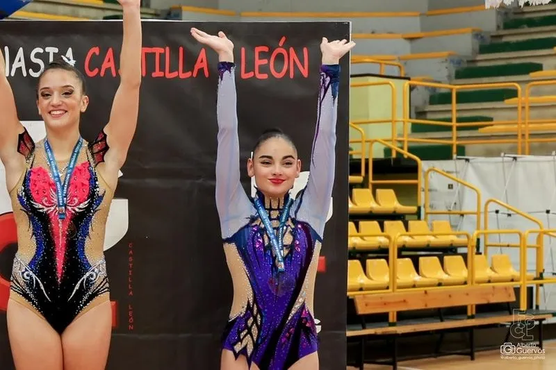 Final de la Liga Autonómica de Gimnasia Rítmica en Salamanca. Foto de Alberto Guervós