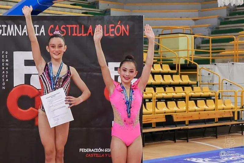 Final de la Liga Autonómica de Gimnasia Rítmica en Salamanca. Foto de Alberto Guervós