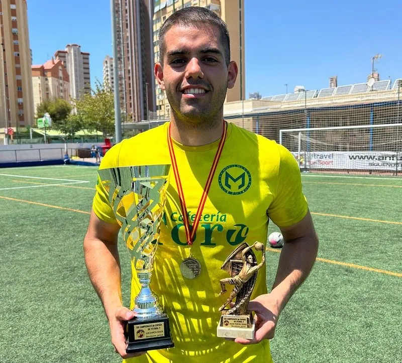 Daniel Moro fue elegido como mejor portero del campeonato