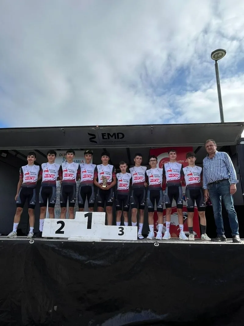 Equipo cadete Siega Verde – Ekiparte del Club Ciclista Promesal.