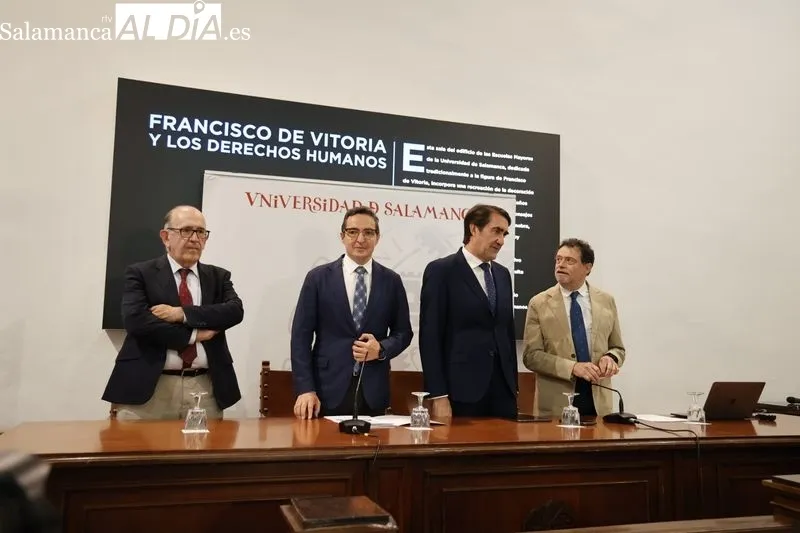 Presentación en la Universidad de Salamanca del proyecto 'Monitor Cambio Climático-Cambio Global'. Foto de David Sañudo