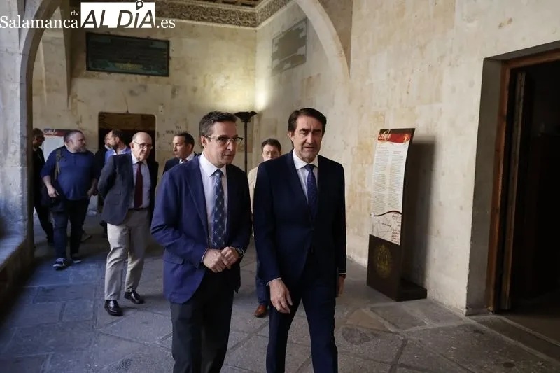 Presentación en la Universidad de Salamanca del proyecto 'Monitor Cambio Climático-Cambio Global'. Foto de David Sañudo