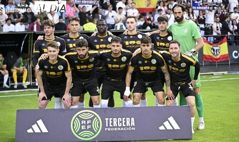 Once inicial del Salamanca UDS en Barreiro ante el Celta C