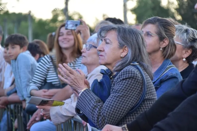 Nereida Sanchón, en el concierto en el Recinto Ferial de La Aldehuela 