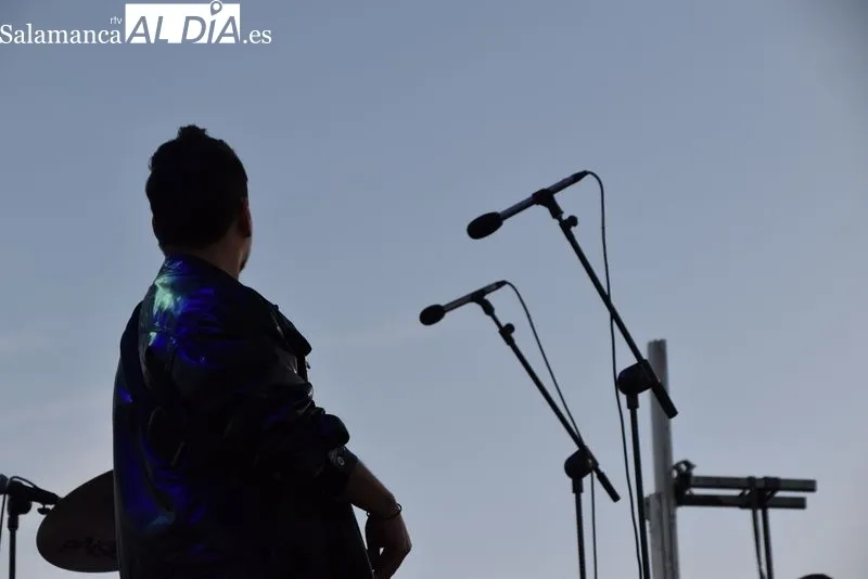 Nereida Sanchón, en el concierto en el Recinto Ferial de La Aldehuela 