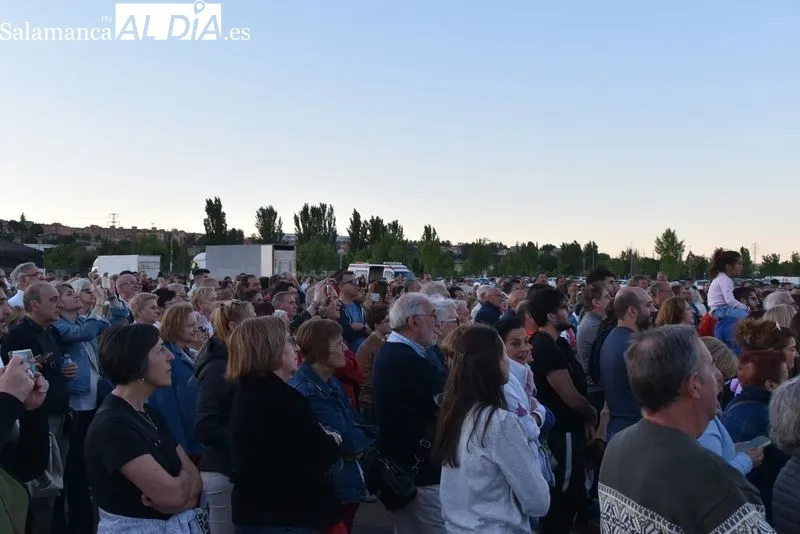 Nereida Sanchón, en el concierto en el Recinto Ferial de La Aldehuela 