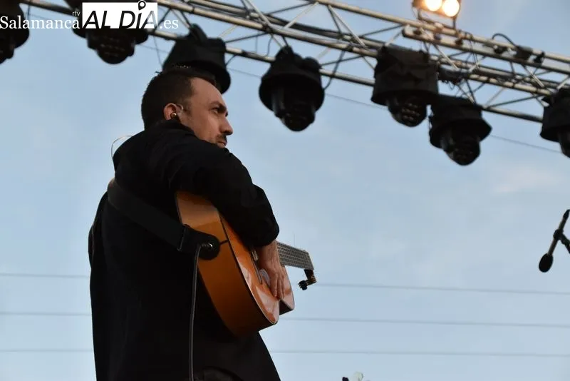 Nereida Sanchón, en el concierto en el Recinto Ferial de La Aldehuela 