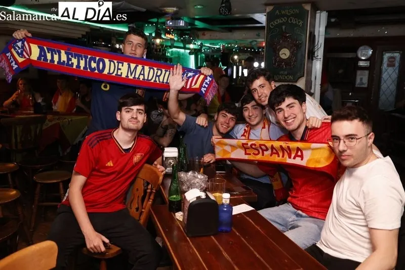 Salamanca muestra su apoyo a la Selección Española en Octavos  | FOTOS: David Sañudo 