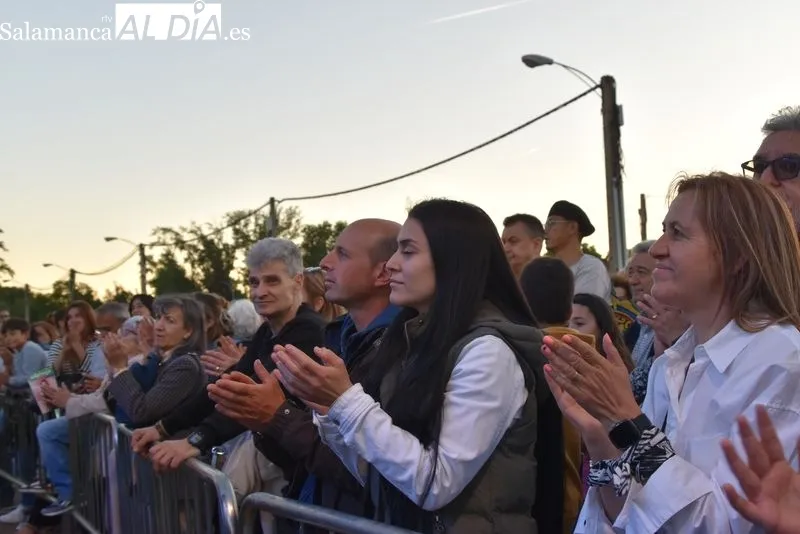 Nereida Sanchón, en el concierto en el Recinto Ferial de La Aldehuela 