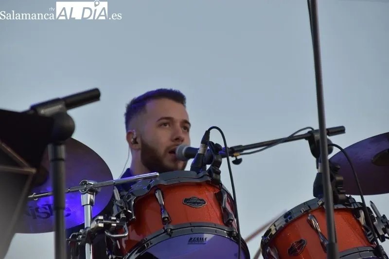 Nereida Sanchón, en el concierto en el Recinto Ferial de La Aldehuela 