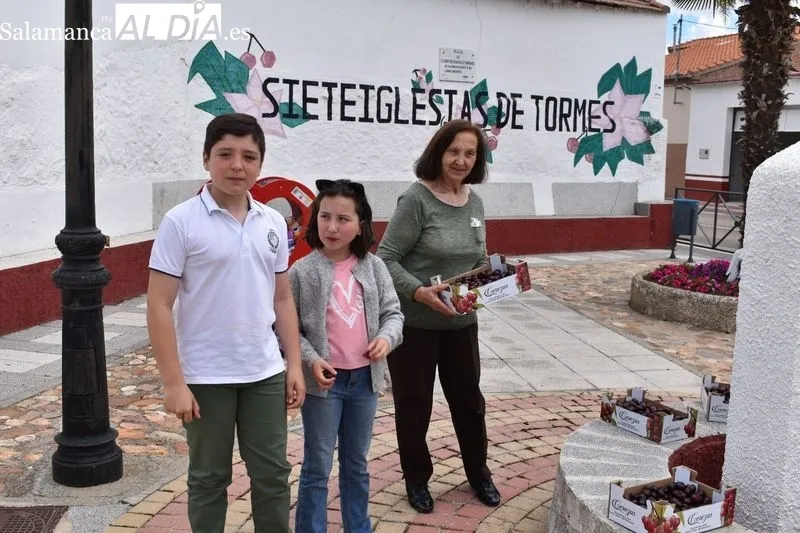 Foto 5 - Cuarenta kilos de cerezas para el tradicional d&iacute;a de &lsquo;Los Guinderos&rsquo;