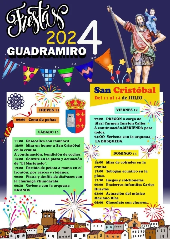 Foto 2 - Guadramiro tiene todo preparado para vivir sus fiestas grandes en honor a San Crist&oacute;bal
