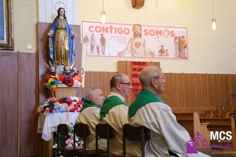 Eucaristía y bendición de vehículos por San Cristóbal. Fotos: Diócesis de Salamanca.