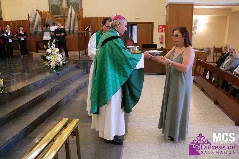 Eucaristía y bendición de vehículos por San Cristóbal. Fotos: Diócesis de Salamanca.