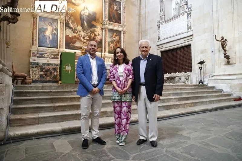 El Centro Gallego en Salamanca celebra una eucaristía en La Purísima por el Día de Santiago Apóstol. Foto: David Sañudo