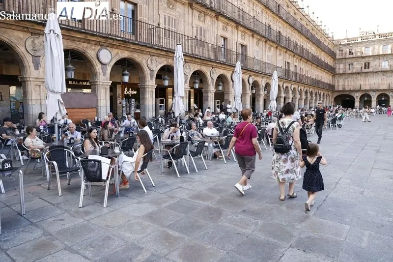 Ambiente veraniego en Salamanca. Fotos: David Sañudo.