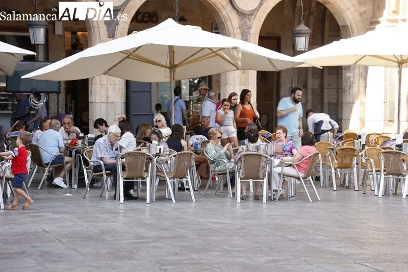 Ambiente veraniego en Salamanca. Fotos: David Sañudo.
