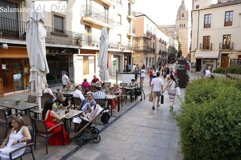 Ambiente veraniego en Salamanca. Fotos: David Sañudo.