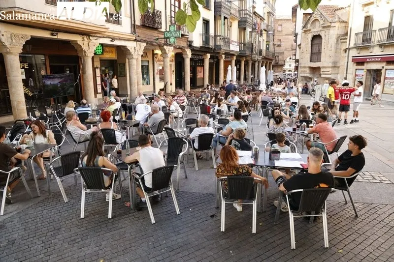 Ambiente veraniego en Salamanca. Fotos: David Sañudo.