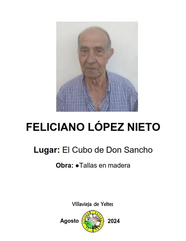 Salustiano Garcia Luffiego en una de sus exposiciones anteriores en Vitigudino / CORRAL