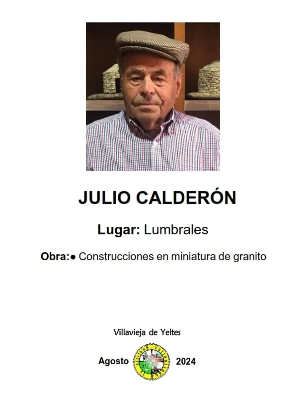 Salustiano Garcia Luffiego en una de sus exposiciones anteriores en Vitigudino / CORRAL