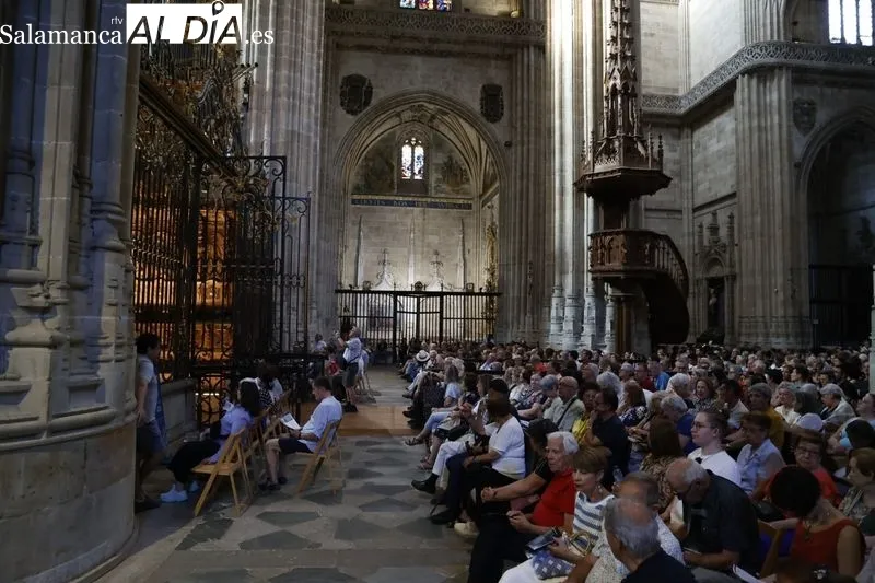 Concierto del organista Pedro Alberto Sánchez en la Catedral Nueva de Salamanca. Fotos: David Sañudo