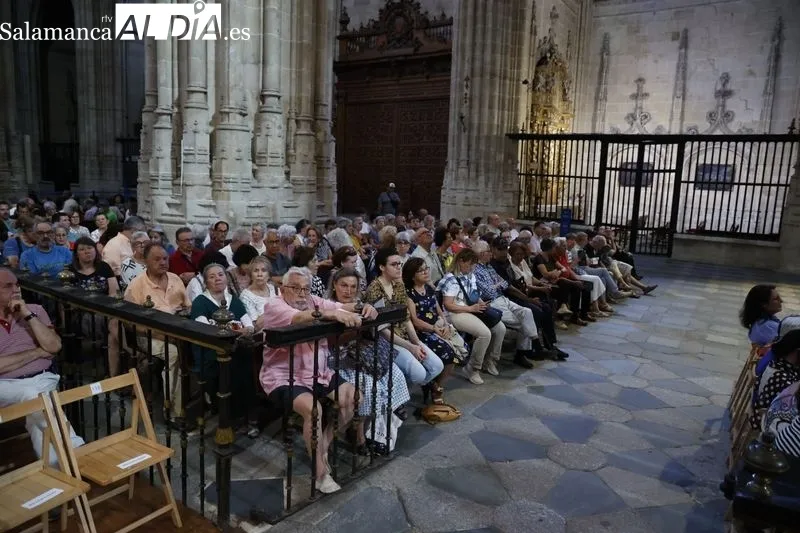 Concierto del organista Pedro Alberto Sánchez en la Catedral Nueva de Salamanca. Fotos: David Sañudo