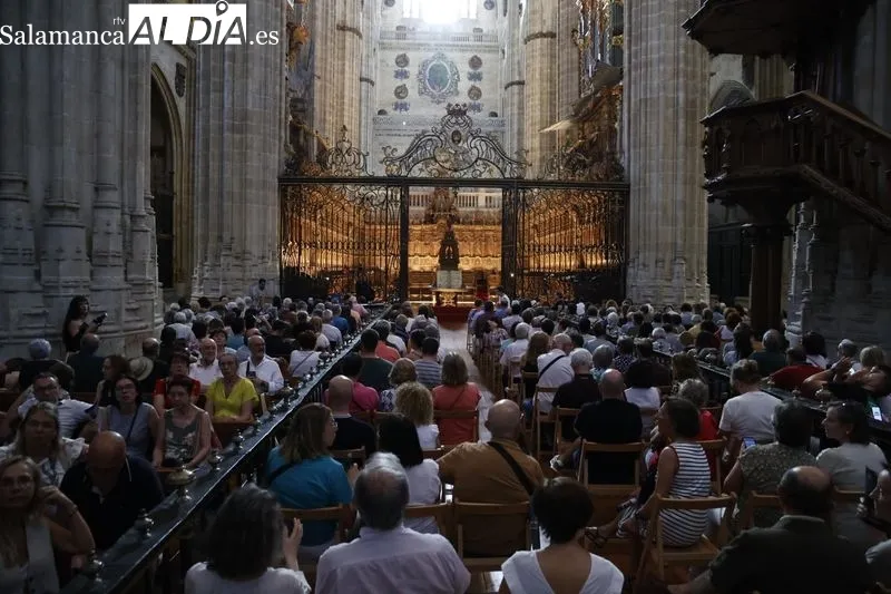 Concierto del organista Pedro Alberto Sánchez en la Catedral Nueva de Salamanca. Fotos: David Sañudo