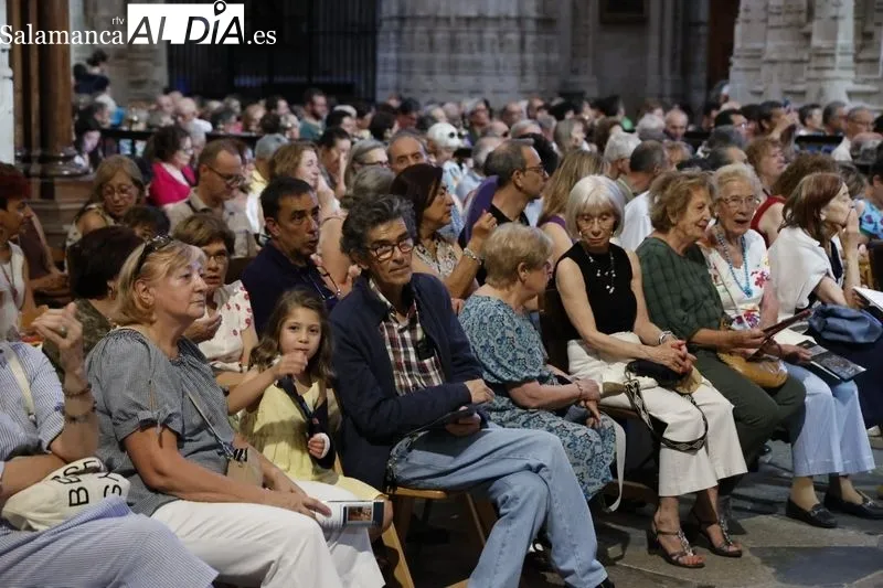 Concierto del organista Pedro Alberto Sánchez en la Catedral Nueva de Salamanca. Fotos: David Sañudo