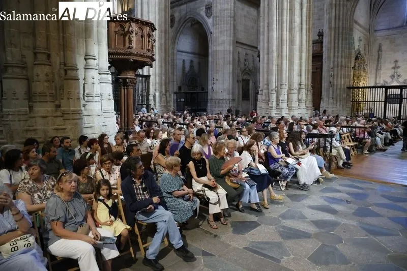 Concierto del organista Pedro Alberto Sánchez en la Catedral Nueva de Salamanca. Fotos: David Sañudo